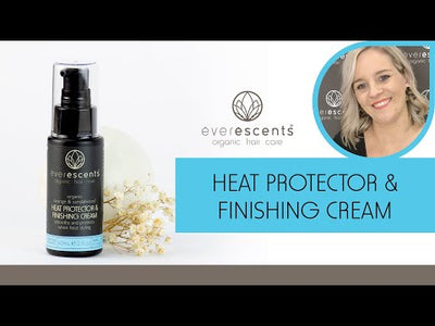Heat Protector Finishing Cream - Smooths And Protects When Heat Styling